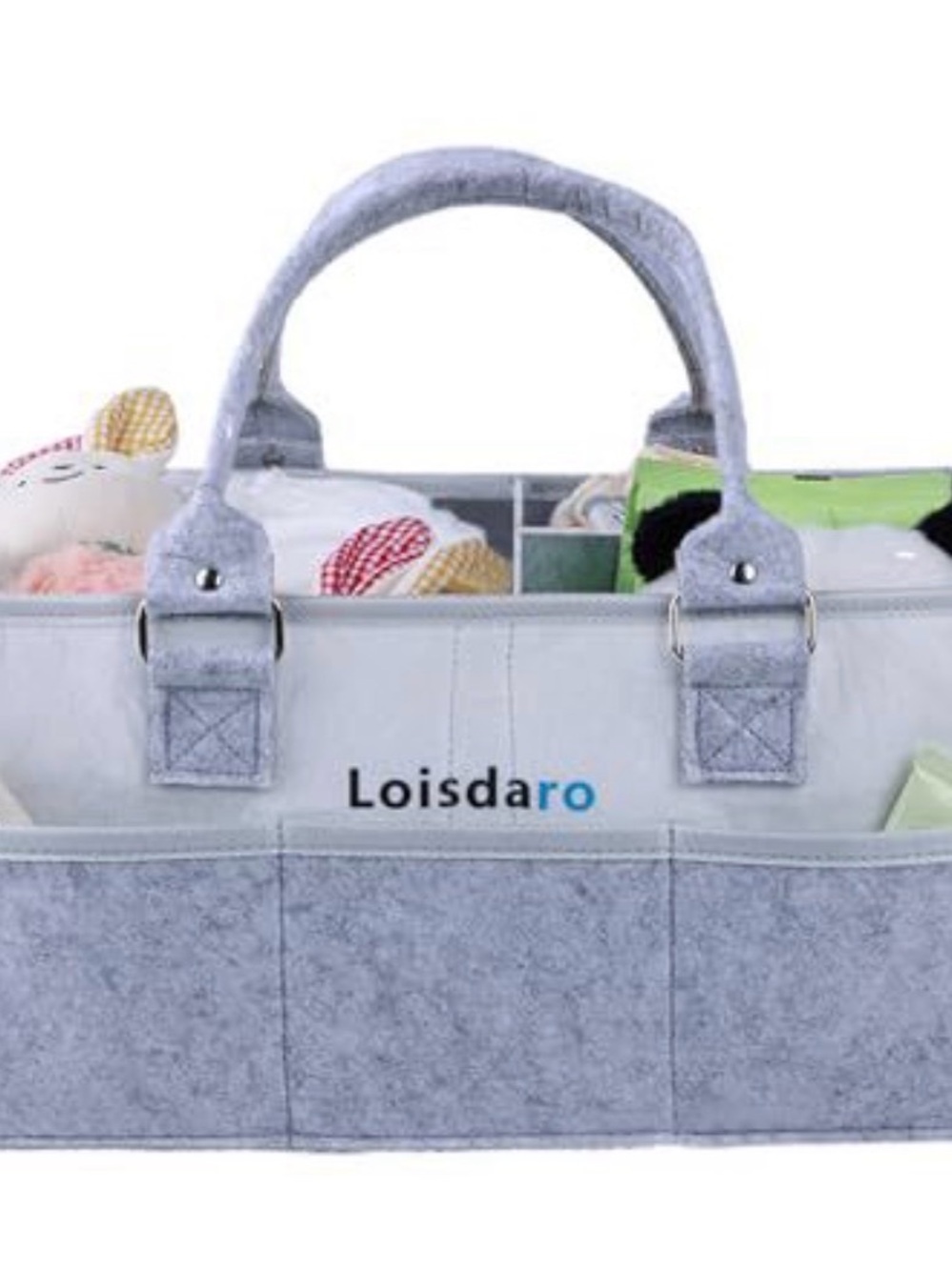 Gray Felt Storage Tote Organizer - Home Storage & Organization